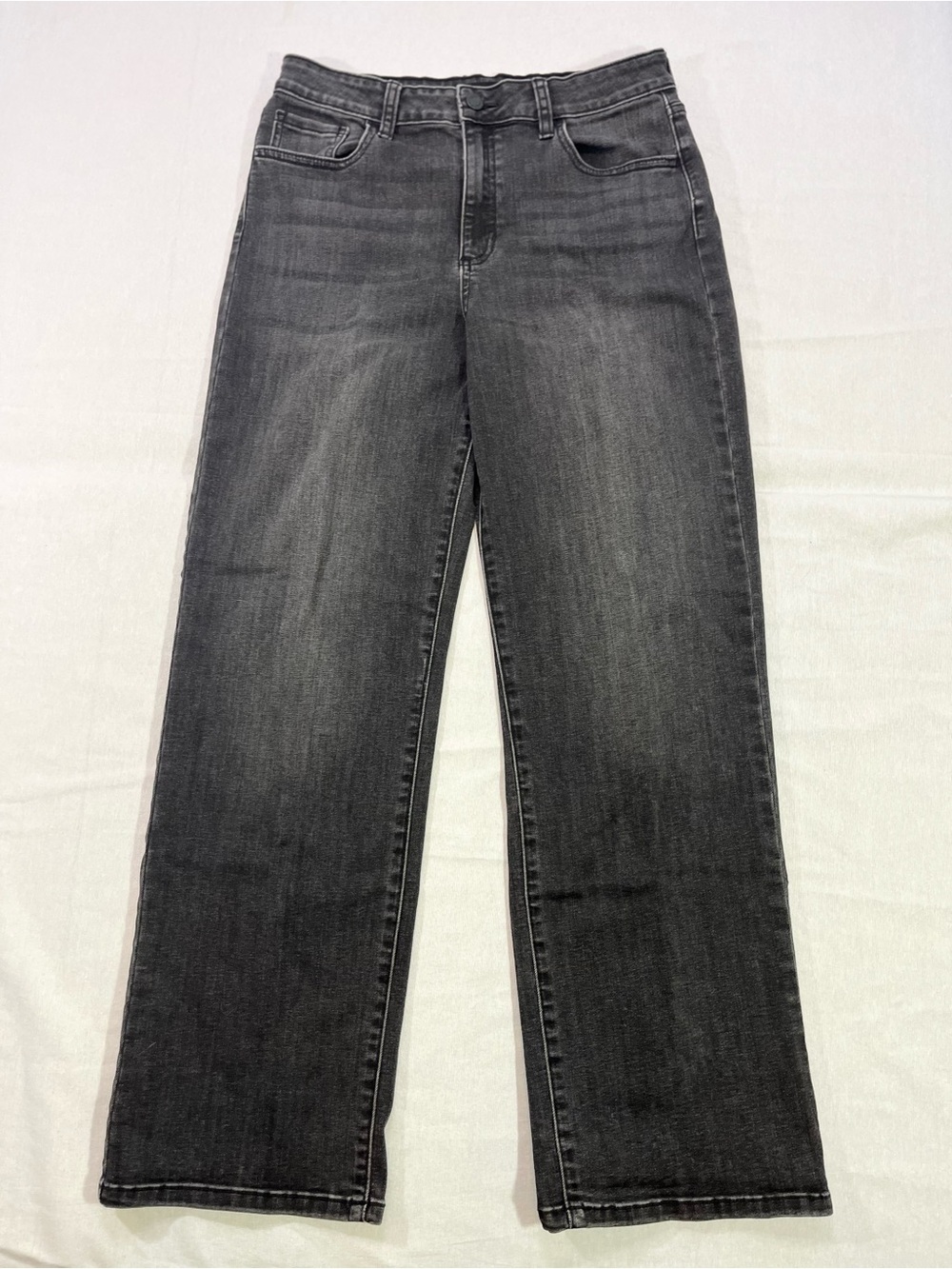 Indigo Women's Straight Leg Jeans - Charcoal